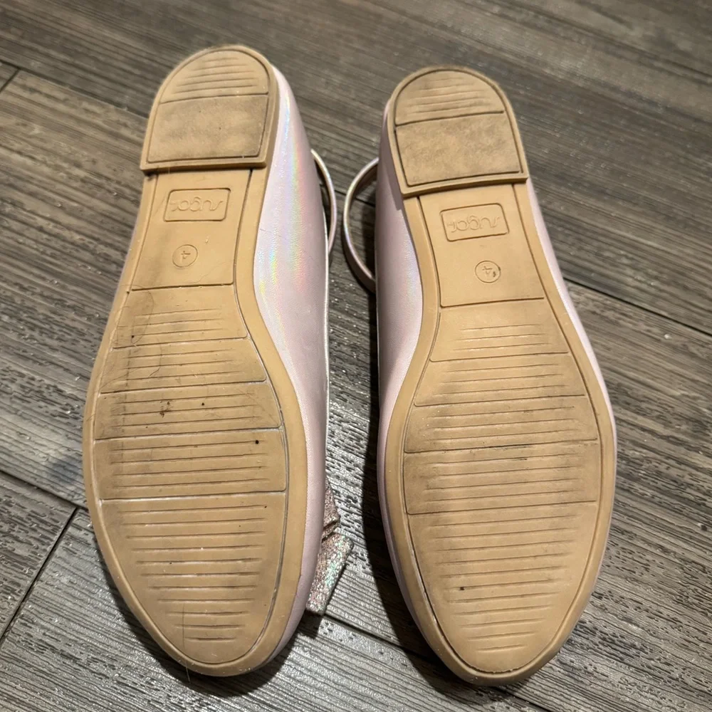 Sugar Girls’ Pearl Pink Ballet Flat Shoes